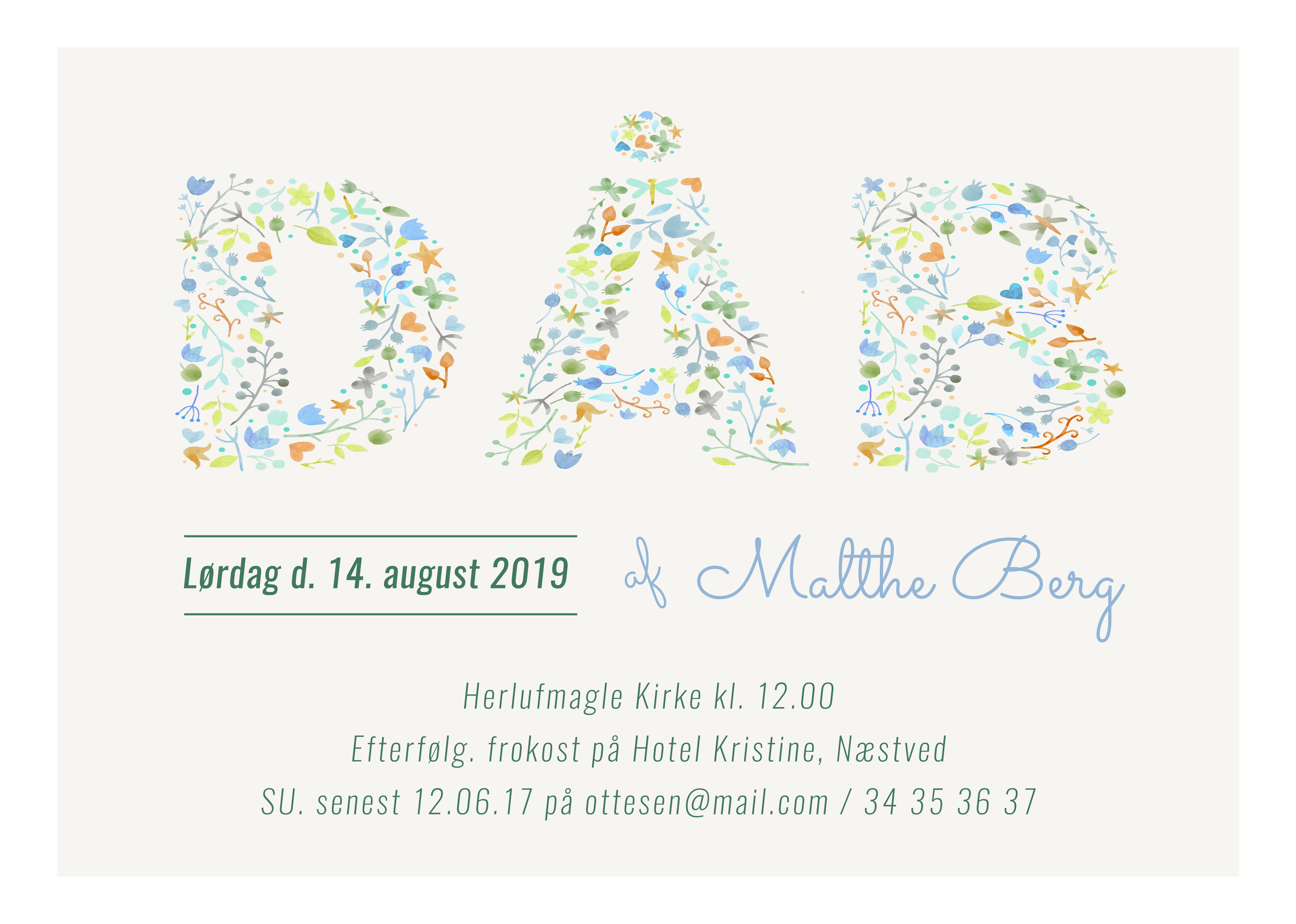 Invitationer - Malthe Berg